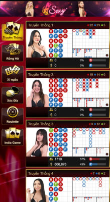 sảnh baccarat sexy