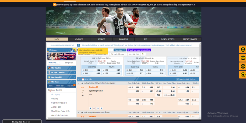 thể thao daga casino