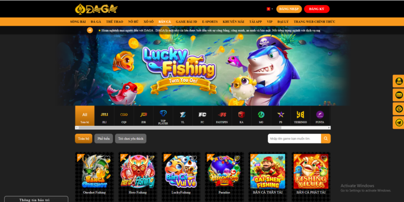 bắn cá daga casino