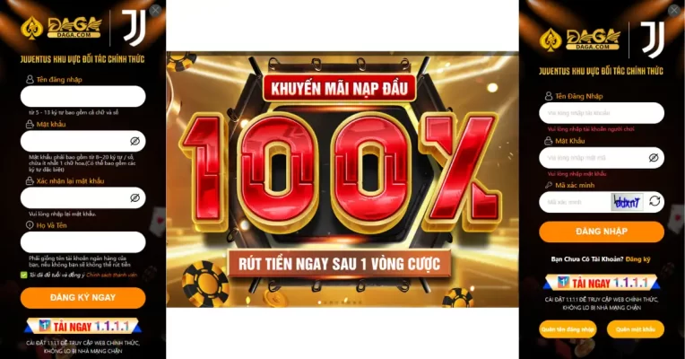 TRANG DAGA0 - TRANG CHỦ ĐĂNG KÝ, ĐĂNG NHẬP